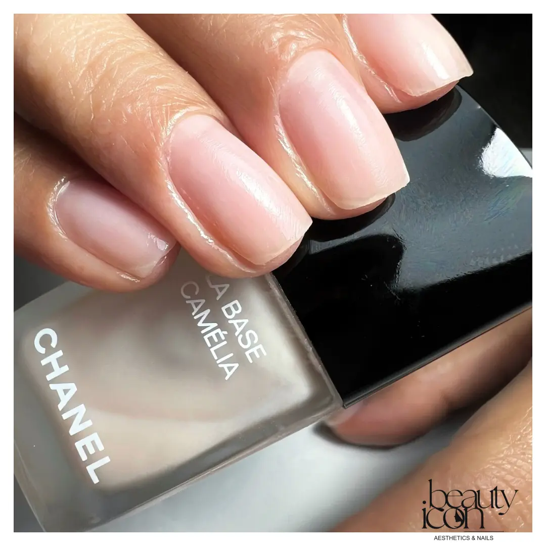 Japanese classic manicure - client work at Beauty Icon Solihull