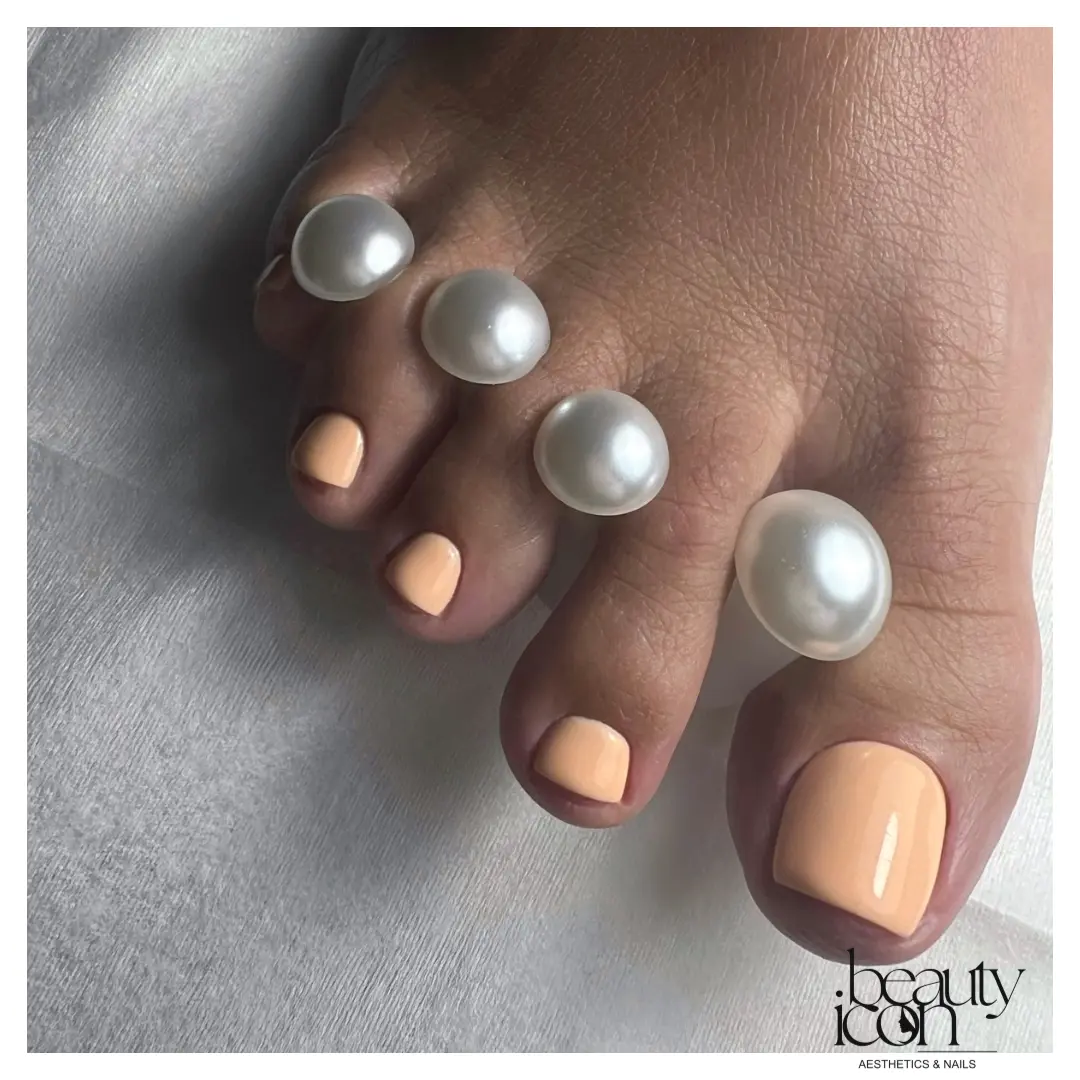Gel SPA pedicure - client work at Beauty Icon Solihull