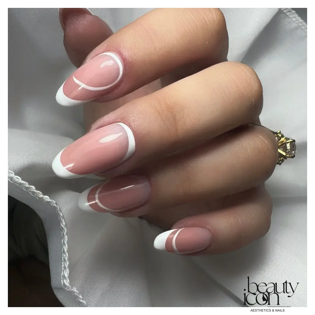 Soft gel extension - client work at Beauty Icon Solihull