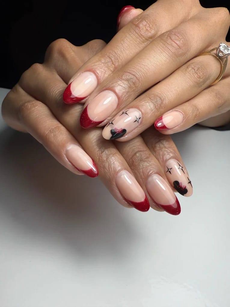 Gel nails - client work at Beauty Icon Solihull