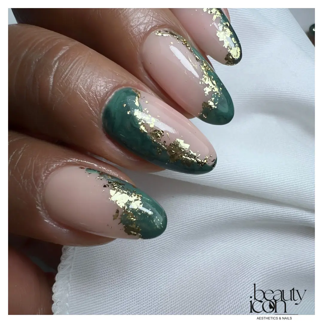 Sculpted hard gel - client work at Beauty Icon Solihull