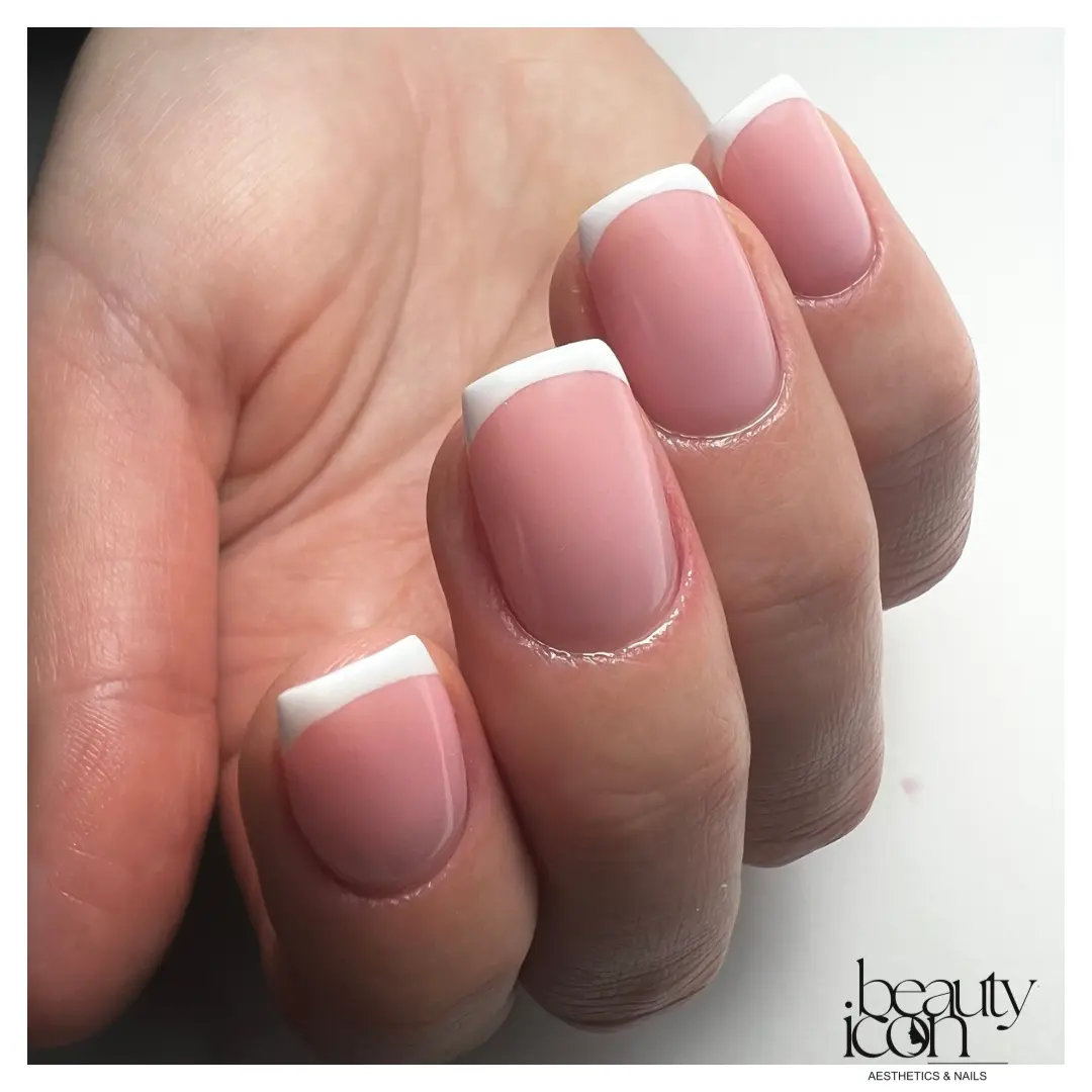 Simple nail art - client work at Beauty Icon Solihull