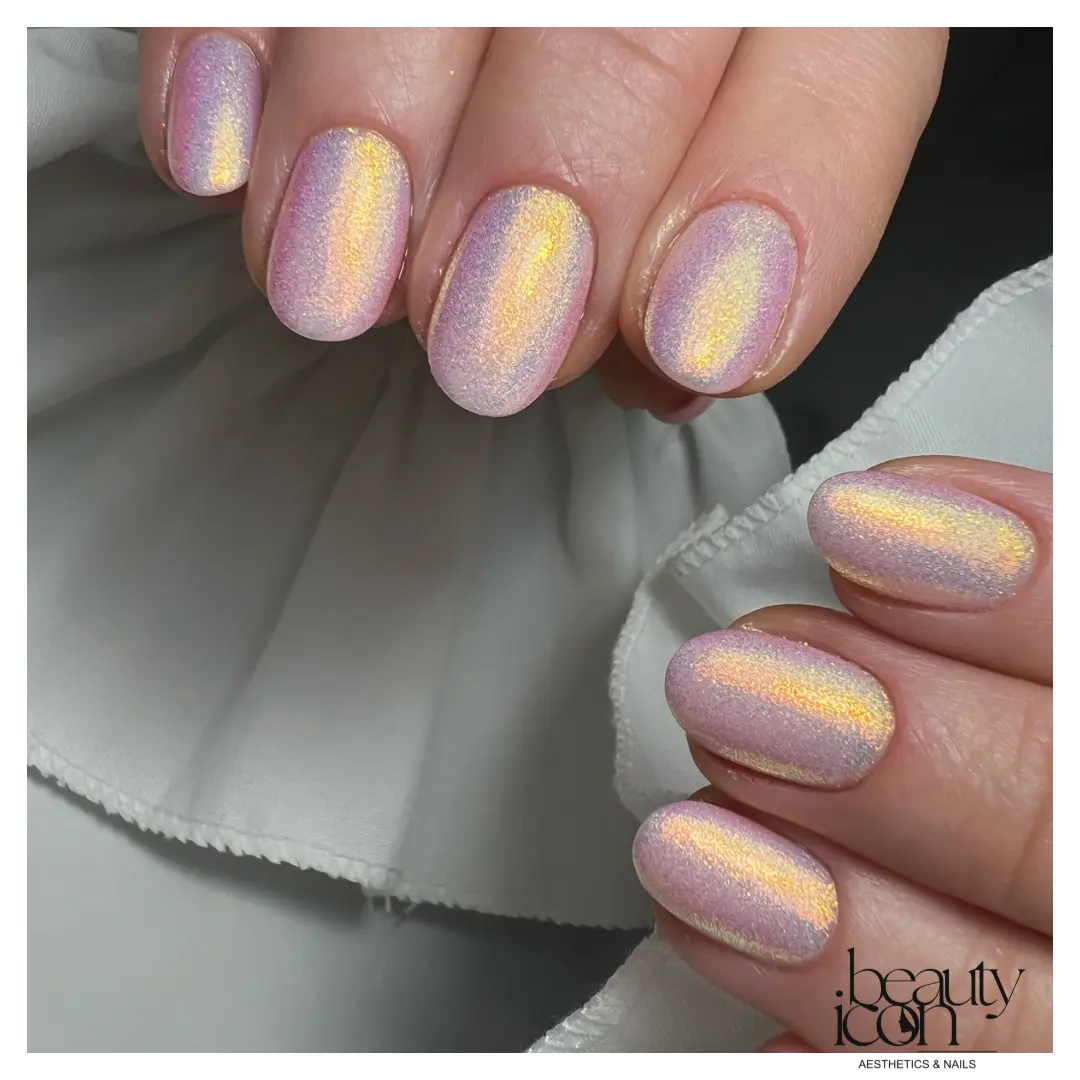 Simple nail art - client work at Beauty Icon Solihull